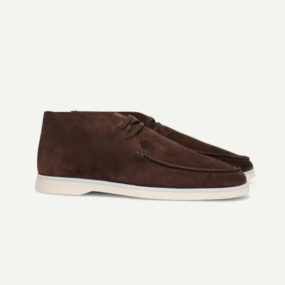 Scarpe in Suede con Lacci Romano