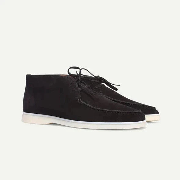 Scarpe in Suede con Lacci Romano