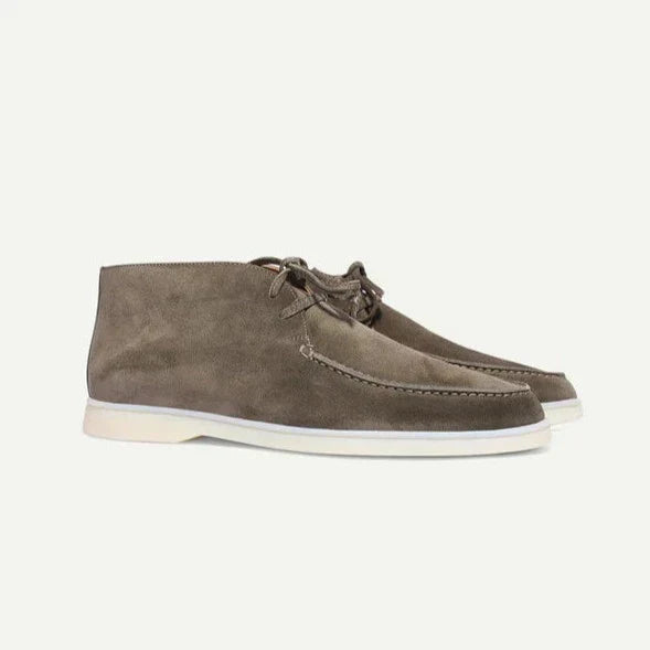 Scarpe in Suede con Lacci Romano