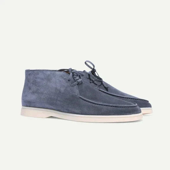 Scarpe in Suede con Lacci Romano