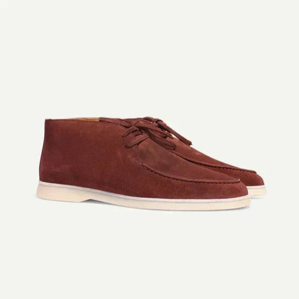 Scarpe in Suede con Lacci Romano