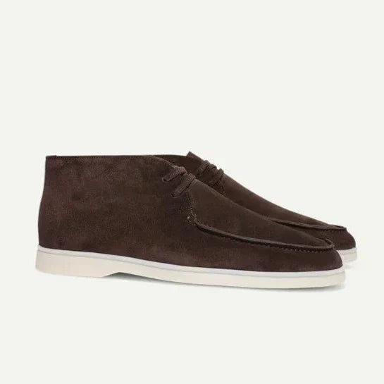 Scarpe in Suede con Lacci Romano