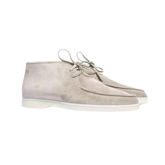 Scarpe in Suede con Lacci Romano